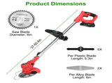 Powerful 8000 rpm telescopic weed trimmer/barbedless lawn mower/brush trimmer with 37 to 50.4 14369471