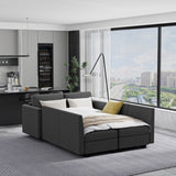 Modular Sectional Sofa with Storage Seat Upgrade Convertible Sofa Couch for Living Room/Deep 27'' B2716P236655