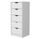 ZUN Dillon 4 Drawers Dresser, Chest of Drawers with 2 Cabinets B128P148698