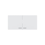 ZUN Napoles Wall Cabinet, Two Shelves, Double Door -White B070P210743