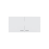 ZUN Napoles Wall Cabinet, Two Shelves, Double Door -White B070P210743