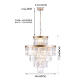 (Same as W1340P188536)Golden Luxury Crystal Chandelier Modern Chandeliers Lights Fixture Hanging W1340P189340
