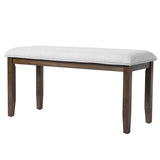 Upholstered Bench for Bedroom End of Bed,38-inch Entryway Bench for Living Room,Dining Bench with N752P271804D