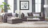 Enda Pillow Back Fabric 3-Piece Sofa and Cuddler Chair Set T2574P198407