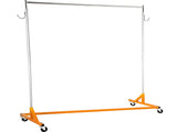 Z Rack, Industrial Grade Z Base Garment Rack, Heavy Duty Clothing Rack with Lockable Casters, for 13607242
