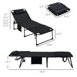 ZUN Folding Lounge Chairs / beach chair （Prohibited by WalMart） 38031321