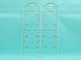 4 Pack Metal Garden Trellis 86.7" x 19.7" Rustproof Trellis for Climbing Plants Outdoor Flower W1586135968