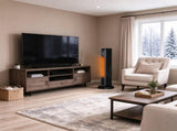 2-in-1 Portable Electric Tower Heater, Oscillating Indoor Space Heater with Remote Control & 8-Hour 96098203