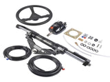 Hydraulic Outboard Boat Steering Kit 13.5" Steering Wheel, Hydraulic Helm Pump 64480483
