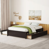FULL BED WITH TWIN SIZE TRUNDLE AND TWO DRAWERS FOR ESPRESSO COLOR W69732768