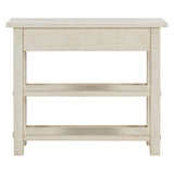 ZUN TREXM Retro Console Table with Drawer and Two Sturdy Shelves for Entryway, Living Room N715P195561E