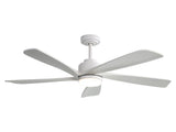 52 Inch Modern Ceiling Fan With Dimmable LED Light 5 Solid Wood Blades Smart Remote Control W934P195842