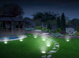 Outdoor Solar InGround Pathway Lights, IP65 ABS & Stainless Steel Lamp with Light Sensor, 77665578