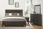 ZUN 1pc Charcoal Gray Finish 7 Drawers Dresser Transitional Style Wooden Bedroom Furniture B011P220616