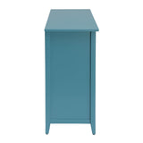Teal Console Table with Storage B062P189200