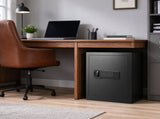 Home Safe, Featuring Fingerprint & Digital Password Design, Built-in Alarm System and Silent Mode, 65975281