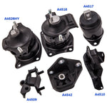 ZUN Engine Motor & Trans Mount 6PCS fit for Honda Accord 2.4L L4 2003 - 2007 Automatic Trans EM9247, 10600056