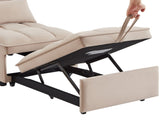 4 in1 Multi-Function Single Sofa Bed with Storage Pockets,Tufted Single Pull-out Sofa Bed with W2186P163737