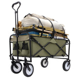 Collapsible Foldable Wagon with strapping system Beach Wagon Utility Utility Wagon Grocery W2932P210085