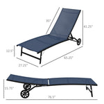 ZUN Folding Lounge Chairs / beach chair （Prohibited by WalMart） 28735276