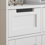 MDF Spray Paint 4 Doors 1 Pump Bathroom Cabinet White 26753430