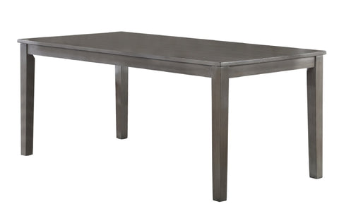 ZUN 1pc Contemporary Dining Table Rectangular Wood Base Gray Finish Wooden Dining Room Furniture B011P264098