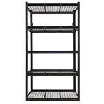 ZUN 5-Tier Adjustable Metal Shelving Unit ,Heavy Duty Garage Shelving,Storage Racks,Industrial Utility 23980065