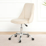 Modern velvet fabric metal legs living room furniture dining chair, plated five-claw legs, soft and W210P217846