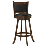 Chestnut and Black Swivel Stool B062P153505