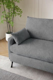 Deep 3-Seater Cloud Couch with 2 Armrest Pillows and 2 Toss Pillows, Love Seat for Living Room W3191P278035