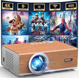 Projector with WiFi 6 and Bluetooth 5.4, Highlight Native 1080P Outdoor Movie Projector, FUDONI Home 93769276