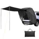 ZUN SUV Tailgate Tent with Three Sides Awning Shade, Car Roof Canopy and Poles, Water Resistant Camping 79603980