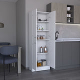 Lynch Kitchen Pantry Storage Cabinet 71" Height, With 4 Doors, 5 Adjustable Shelves, Freestanding B200P188842