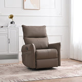PU Rocking Chair,360&deg Swivel Nursery Rocking Chair,Glider Chair,Modern Small Rocking Swivel W1028115302