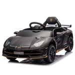 ZUN 12V Kids Ride On Car W/Parents Remote Control,Licensed Lamborghini Aventador Xago,Hydraulic pressure W1396P184347