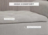 50-Inch Button Tufted Storage Bench with Rolled Arms & Wood Legs, Gray 11065906