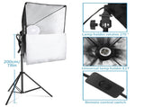 Softbox Lighting Kit, Photo Equipment Studio Softbox 20" x 27", with E27 Socket and 2x5500K Instant 02553990