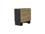 Cole Black and Macadamia Folding Dining Table B062P175105