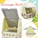 Kids Toy Organizer with 14 Bins, Multi-functional Nursery Organizer Kids Furniture Set Toy PP300104AAF