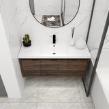 48 Inch Bathroom Cabinet With Sink,Soft Close Doors and Drawer,Float Mounting Design,48x18 W99984813