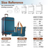 Hardshell Luggage Sets with Bags Lightweight Suitcase Double Spinner Wheels with TSA Lock ,Single N732P193485C