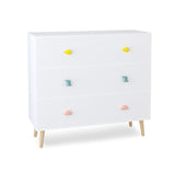 Kids 3 Drawer Dresser, Baby Nightstand for Bedroom, Storage Cabinet for Toddler Child for Living 81589726