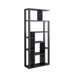 ZUN Multi-Level Shelve Showcase Cabinet, Home Display Cabinet -Distressed Grey B107130918