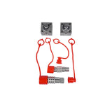 2 Three Way Diverter Valves w/ Quick Connects Replacement for 1-2 ton Chinese Mini Excavator 42561558