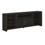 ZUN 95 inch TV Stand Console for TVs up to 100 inches, No Assembly Required, Mocha Finish B108P160185