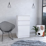 Kamelot Dresser With Jewelry Box, Single Door Cabinet, Mirror, Two Drawers -White B20091920