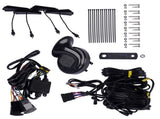 UTV Turn Signal Kit w/ 110D Horn Street Legal Rocker Switch Triangle LED Lights Replacement for 03392004