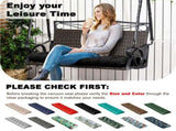 Outdoor Bench Cushion, 60 20 4 Inch, Tufted Waterproof Swing Cushion with Ties, for Patio Bench 87542777