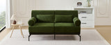 Modern Loveseat Sofa 59" Sofa Couch 2-Seater Sofa with Flexible USB Ports , Unique Cylindrical N719P290584F