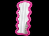 Flannel Full Length Wave rose Floor Mirror for Bedroom living room Hanging or Against The Wall 76225535